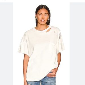 Free people rubi tee 100% Cotton sz XS